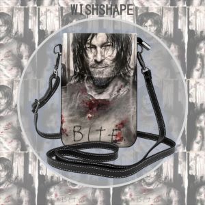 Sacchetti la borsa a tracolla morta da passeggiata Daryl Dixon Bite in pelle Multi Funzione Stampa Donne Borse Crossbody