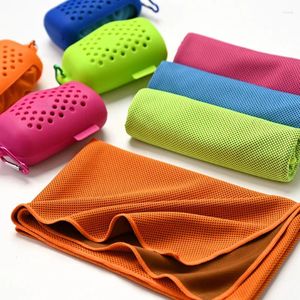 Towel Portable Cold Feeling Cooling Ice Quick Drying Exercise Sport For Fitness And Running Lengthened Wrist Sweat