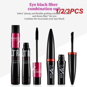 1/2/3PCS Eyelash Lengthening Nature Hold Makeup For A Long Time Thick Curly Eye Black Waterproof Mascara Cream Mascara Extender 240410