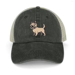 Ball Caps cairn terrier naklejka kowbojska herbata herbata wojskowa czapka uv ochronę słoneczne haty damskie dla słońca męskie