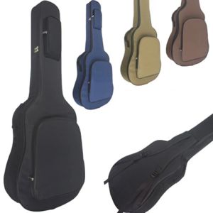 Bolsas Scione 36 38 40 41 polegadas Bolsa de guitarra Backpack Oxford Acoustic Guitar Big Bag Capa com alças duplas