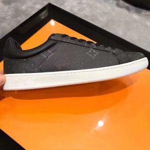 Luis Vittons Viton Luxemburg Sneakers Männer lvse lässige Designerschuhe Eclipse Canvas Gummi -Sohle braun grauer schwarzer Leder Italt Schuh -Skateboard -Trai