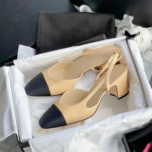 Канал женщин Slingback Sandal Chains Ballts Shoes Shoes Espadrilles Balleerinas Сандалии Жамные свадебные туфли обувь