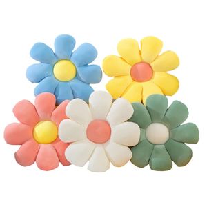 Wholesale 38CM Soft Sun Flowers Stuffed Plush Toy Cushion 3D Suower Throw Pillow