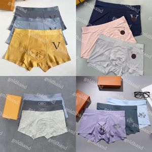 High Quality Mens Underwear Designer Boxer Shorts Fashion Brand Men Underpant Breathable Modal Boxers