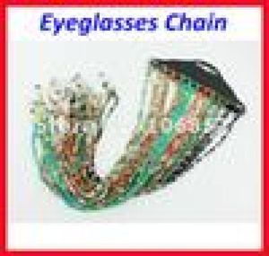 Modefärgglad pärlor med solglasögon Läsglasögon Eglasskedjan kordssledning Holder1064230