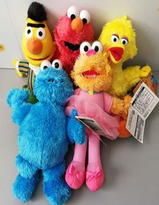 Novos 5 estilos 9quot 24cm Sesame Street Plush Plush Doll Ballerina Zoe Bert Elmo Big Bird Cookie Anime Collectible Soft Gifts S7431364