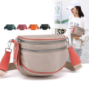 Torby Vento Marea Saddle Rame Bag dla kobiet 2020 Nowy nylon szeroki pasek Crossbody Waterproof Waterproof Miękkie torebki torebki torebki