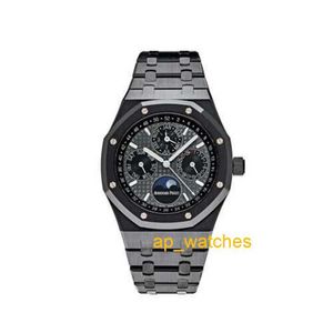 Watch Men's Watch de Audemar Pigue Confie Luxury Watches Audemar Pigue Royal Oak Calendário Perpétuo Mens Relógio 26579CE OO.1225CE.0 APS Factory
