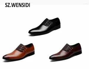 Casual Shoes SZ.WENSIDI Spring Summer Autumn Winter Leather Comfortable Breathable Fashion Men Business Affairs