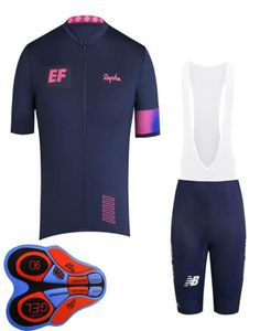 新しいEF教育ファーストチームサイクリングジャージーサマーメンズ半袖スポーツバイク服クイックドライレースウェアMTB自転車衣装Y7986123