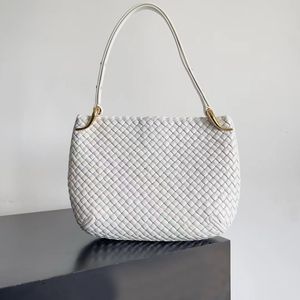 10A Handbag de alta qualidade Classic tecelagem de bolsa de ombro de moda de couro genuíno bolsa de compras de grande capacidade