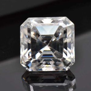 Wedding Rings Moissanite Loose Stone Asscher Cut Top D VVS1 Advanced Jewelry Rings Earring Material Pass Diamond Tester with GRA Certificate 240419
