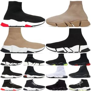 free shipping sock shoe running shoes men women beige Graffiti black white clear sole lace-up all red pink mens womens designer sneakers outdoor sports trainers