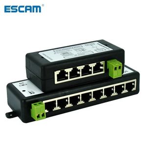 NOWY PRZYJRÓŻNIK 4PORTS POE Wtryskiwacz Poe Splitter dla sieci CCTV Poe Camera Power Over Ethernet IEEE802.3af