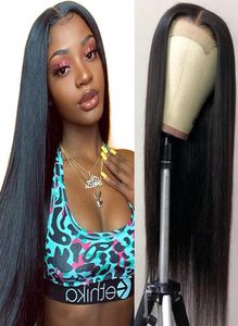 13x6 Body Wave Straight Lace Front Human Hair Wigs Предварительно осажденные 13х4 прозрачные кружевные парики бразильские парики волос REMY для BLA2316862