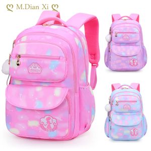 Bolsas de garotas bonitas bolsas escolares da escola infantil Backpack Satchel Kids Book Bag Princess School School Mochila Infantil 2 Szies