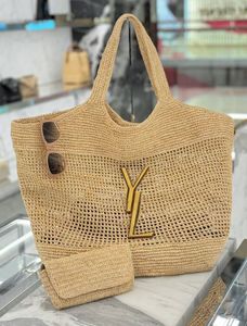 Modedesigner designer väskor lyx kvinnors strand tote crossbody väska påse