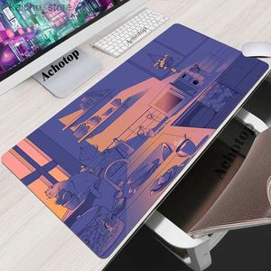 Mouse Pads Bilek Dinler Sevimli Rahat Kedi Fare Paspasları Kawaii Mouse Pad Büyük Mousepads PC Gamer Mousepad Ofis Masası Mat Kauçuk Klavye Mats Hediyeler 900x400 Y240419