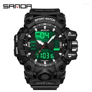 Zegarek Sanda 6126 Electronic Watch Elelectronic Watch Coug Wodoodporne nadgarstek mody Wodoodporny nadgarstek