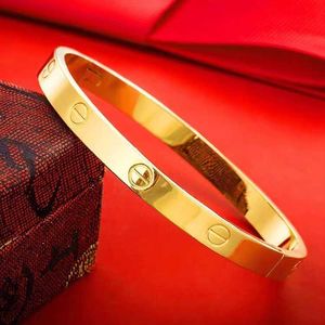 Brand designer Carter Same Style Nail Bracelet Vietnam Copper Plated Sand Gold High end Fashion New Womens Buckle Not Easy to Fade