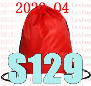 バッグ最新2022 Q4 BS129新しいスタイルBS 129ポケットの束とロープバッグのハンドバッグを無料で引っ張る