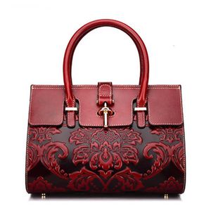 China-Chic 2024 Womens Bag Menger 가죽 핸드백 패션 소 숄더