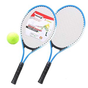 Set di 2 adolescenti Raccorda da tennis per bambini Principianti giovanili addestrati Nylon Network Cable whth Free una palla senza allungamento 240411