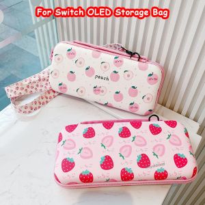Cases NEW Fruits Portable Storage Bag Carrying Case for Nintend Switch OLED Hard Shell Card Box Case for NS Switch Gaming Accessories