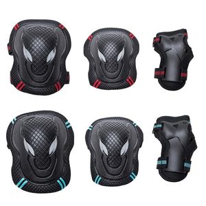 6Pcs/Set Roller Skating Protector Elbow Knee Pads Wrist Guard Kids Adults Riding Skateboard Bicycle Sports Protective Gear