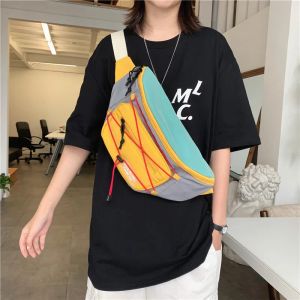 Packs Large Capacity Waist Bag Unisex Fanny Pack Streetwear Chest Bag Hip Hop Banana Bags High Quality Outdoor Big Belt Waist Packs