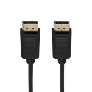 2024 1,8m 3m DisplayPort Cable DP para DP Cable masculino para masculino a adaptador Interface DisplayPort Cabo para monitores de jogos