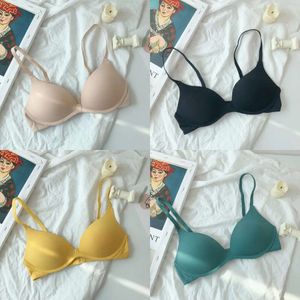 Rückenlose BHs für Frauen nahtlose Unterwäsche sexy Dessous 3/4 Tasse Bralette Top Wireless Brassiere Intimates Komfort T -Shirt Bra Siere Comt