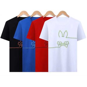 Psychological Bunny Polo T Shirts Designer Rabbit Mens T-shirt Trendy Fashion USA High Street Short Sleeve Tshirts Clothing Streetwear Psyco J8ib