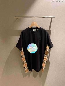 Burberyys2 t shirts luxury fine designer tops with original logo Unisex Summer Short Sleeved Tshirt with Simple Round Neck Versatile t Shirts