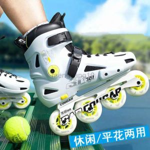 Skates Inline Roller Skates Professionelle Inline Rollerskates Erwachsene Mann Frau College Studenten Outdoor Sneakers Skating Schuhe 4Wäden Pat