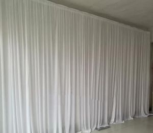 Düğün Zemin Stand Perde Drape Düğün Malzemeleri Parti Etkinliği İçin Basit Drapes Arka Plan 10x20ft3951335