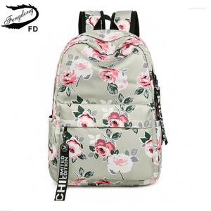 Школьные сумки Fengdong в китайском стиле цветочные рюкзаки рюкзаки цветы