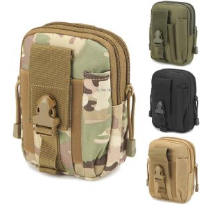 Packs Outdoor Tactical Molle Bag Camping Survival EDC Tool Waist Bags Hunting Hiking Shooting Sports Waterproof Emergency Pouch