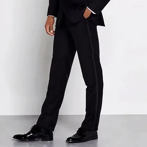 Men's Suits Est Men Suit Pants Formal Party Custom Slim Fit Classic Business Office Work Wear Trousers Evening Gala Fashion Male Costume