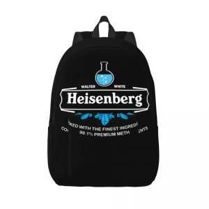 Çantalar Breaking Bad Canvas Backpack Kadınlar İçin Erkek Okul Koleji Öğrencileri Kitap Çantası 15 inç dizüstü bilgisayar Walter Beyaz Heisenberg Çantalar