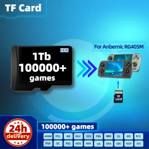 Cartões TF Card para Anbernic RG405M Memória 1T RP3 Plus Todo emulador Pré -instalado Retro Game PS2 PSP Console Portable Handheld 512G