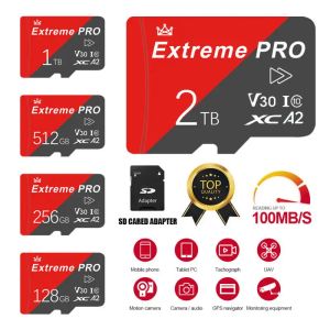 Kartlar Mikro TF SD Kart Bellek Sınıfı 10 Yüksek Hızlı 1TB 4K Ultrahd Video A2 TF Flash Card SD Kart Hamer Telefon Drone PC için