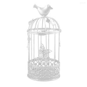 Titulares de velas Modern Candlestick Holder Delicate Bird Cage