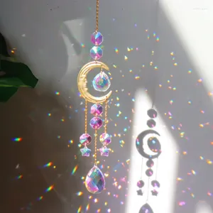 Chandelier Crystal 1 Piece Of Chime Sun Visor Family Bedroom Balcony And Moon Prism Decoration Catcher Pendant