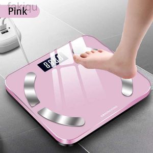 Escalas de peso corporal escala de gordura corporal Bluetooth Escala eletrônica USB Escala de peso inteligente Escala de banheiro de piso BMI Índice 290*260mm 240419