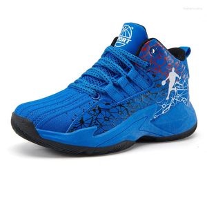 Basketball Shoes Kids High Top Boys Sports Shoe Butter Design