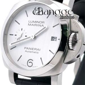 클래식 한 남자 쿼츠 손목 시위 Pererei Luminous Mari n Quaranta 자동 -40mm -pam 1371- 새로운!