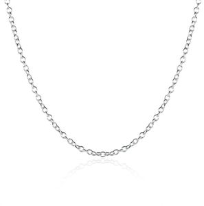 925 halsband silverkedja mode smycken sterling silver ep länk kedja 1mm rolo 16 24 tum3183022
