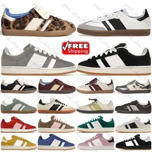 Casual Designer Shoes Vegan OG Shoes Wales Bonna Panther Pony Handball Gum University Team Pink Red Green Black White Men's and Women's Outdoor Sports Casual Shoes